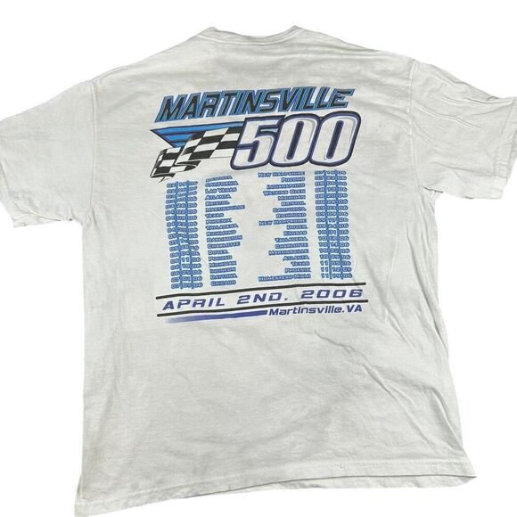 Hanes NASCAR Martinsville 500 Race Schedule Graphic T-Shirt 2006 Virginia Racing - Picture 2 of 9